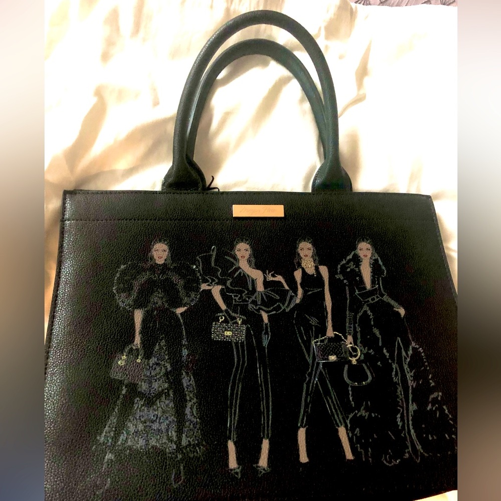 Gorgeous Meg Hess tote like new! Carrier twice! Limited Edition- with dust bag.